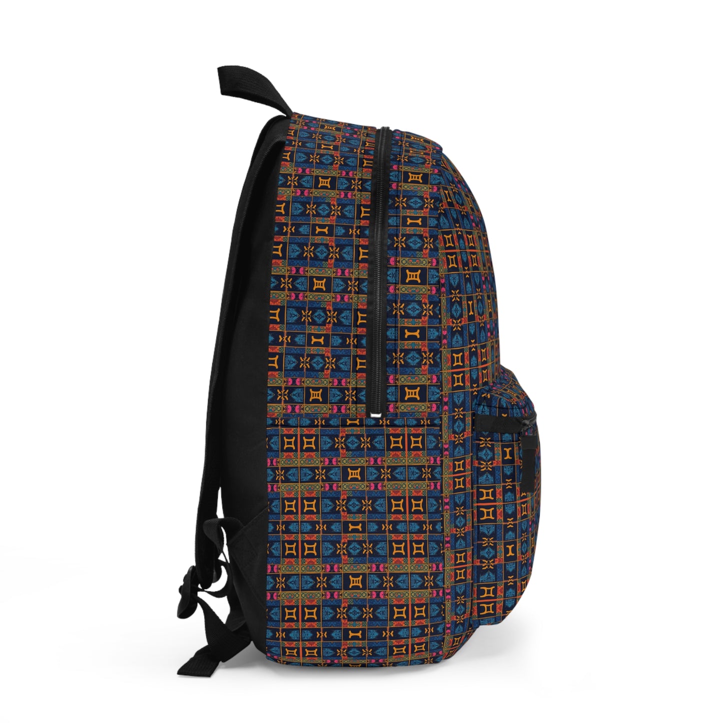 Backpack, Gemini, Zodiac, Shapes Pattern
