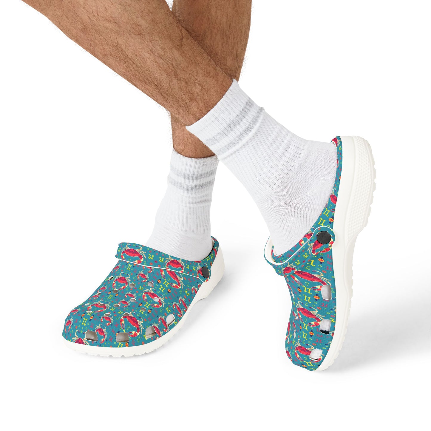 EVA Foam Rubber Shoes, (AOP), Cancer, Zodiac, Pattern