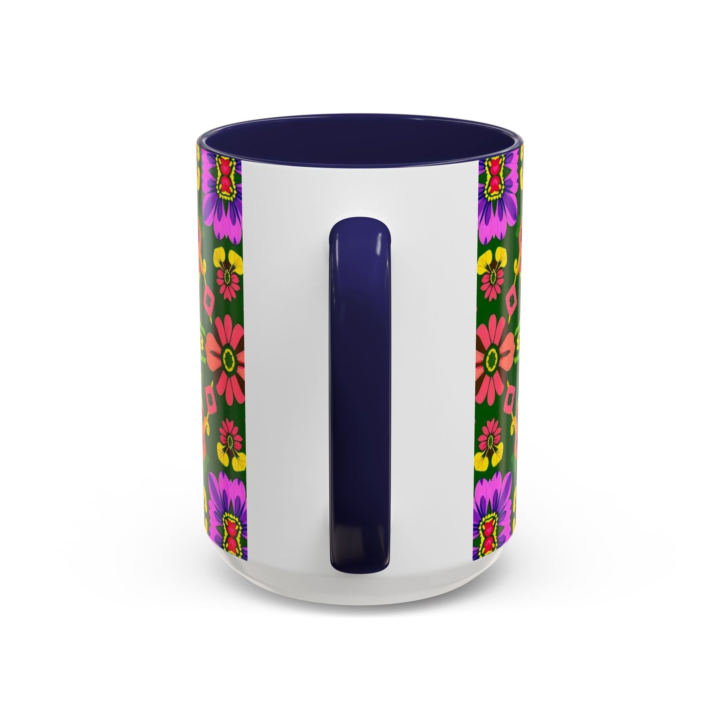 Accent Coffee Mug, Libra, Zodiac, Flower Pattern, (11, 15oz)