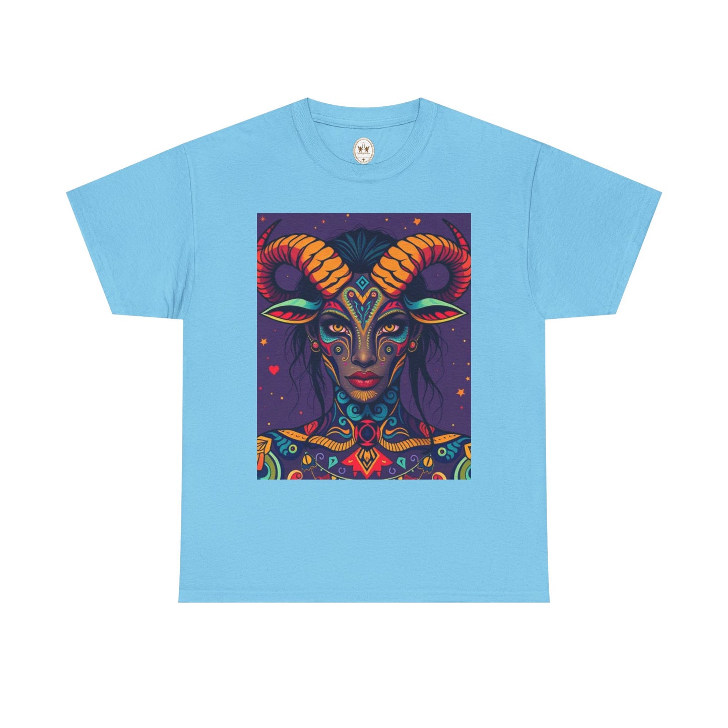 Unisex Heavy Cotton T-Shirt, Taurus, Zodiac v3, Sexy Art