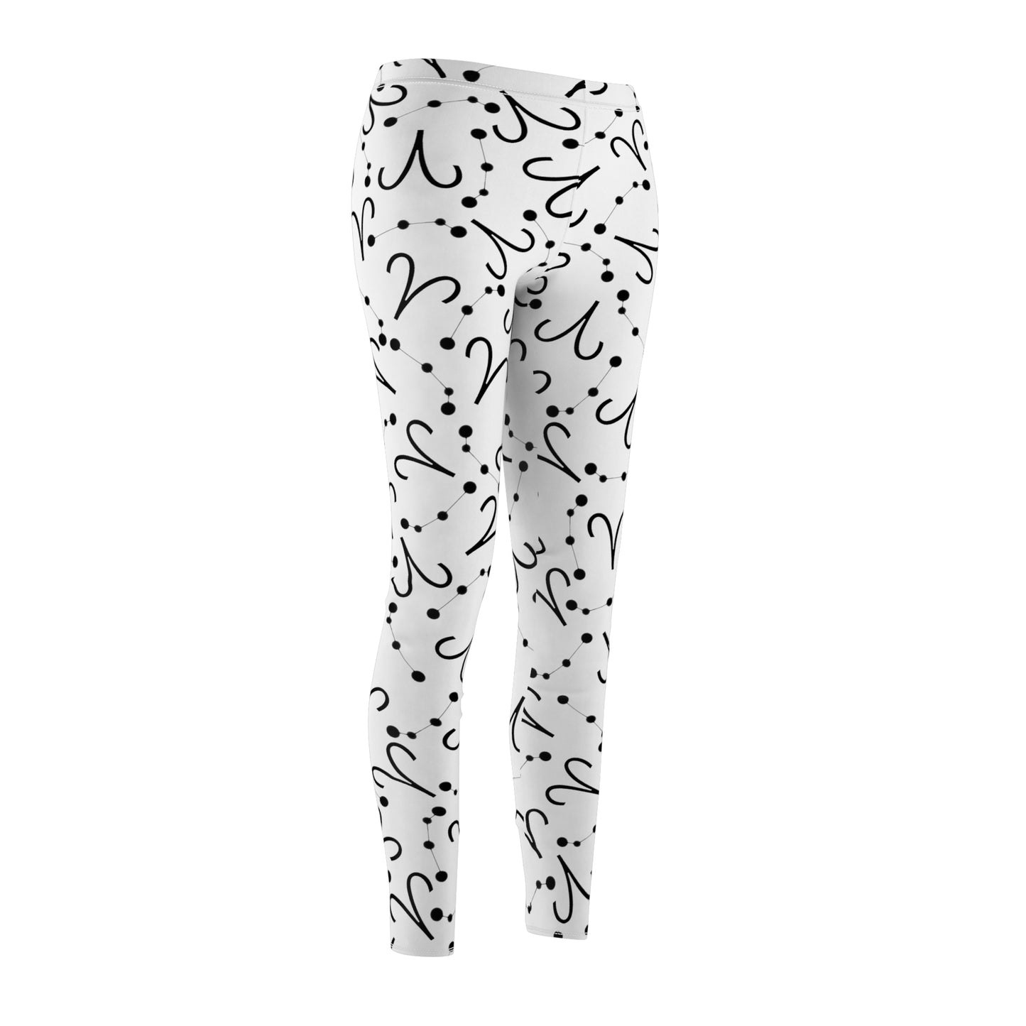 Women's Zodiac Cut & Sew Casual Leggings Aries Zodiac sign