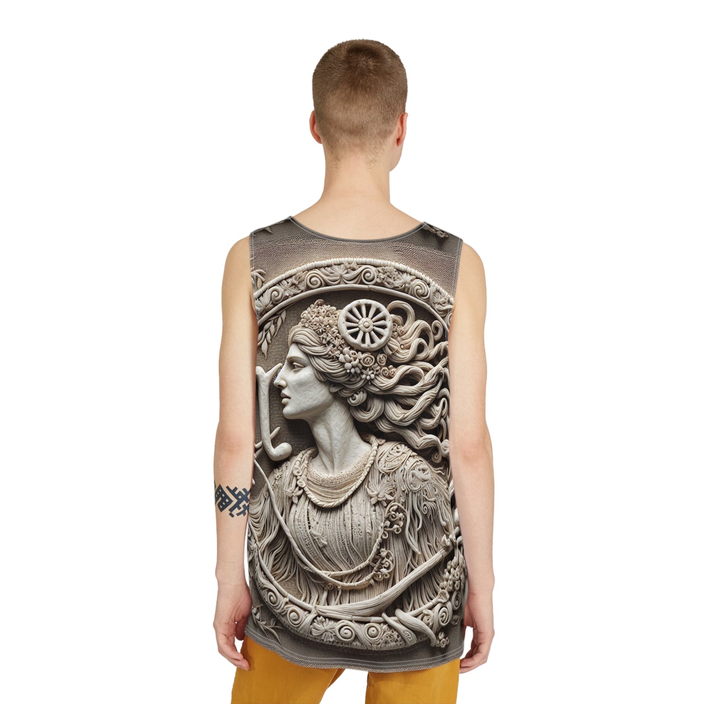 Men's Tank (AOP), Regular fit, Stone Virgo Zodiac Sign