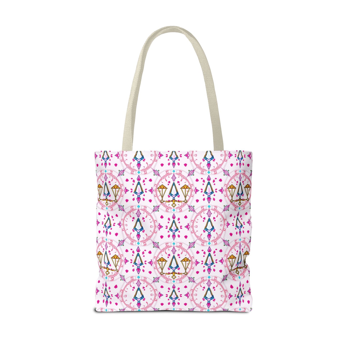 Tote Bag (AOP), Libra, Zodiac, Jewel Pattern
