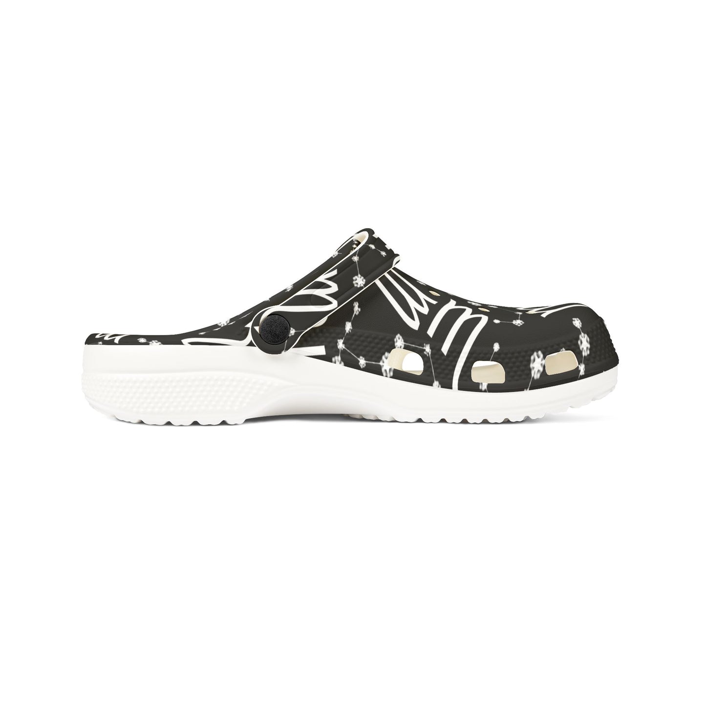 EVA Foam Rubber Shoes (AOP), Material 100% EVA, Scorpio Zodiac Design