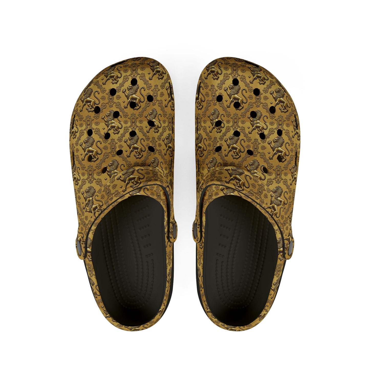EVA Foam Rubber Shoes, (AOP), Leo, Zodiac v1, Pattern