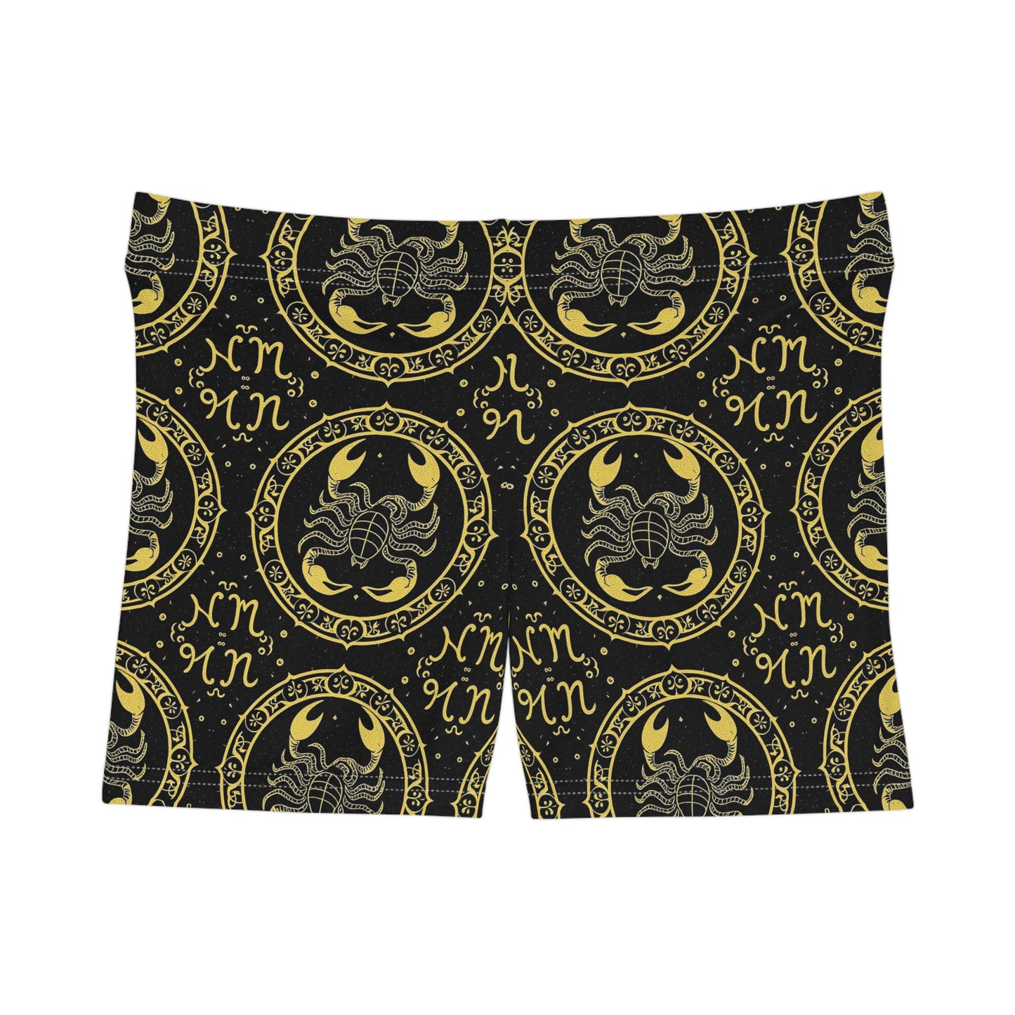 Women's Shorts, AOP, Scorpio, Zodiac v1, Pattern