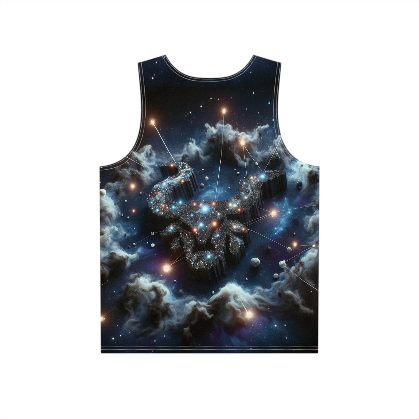 Men's Tank (AOP), Regular fit, Taurus Space Zodiac Sign