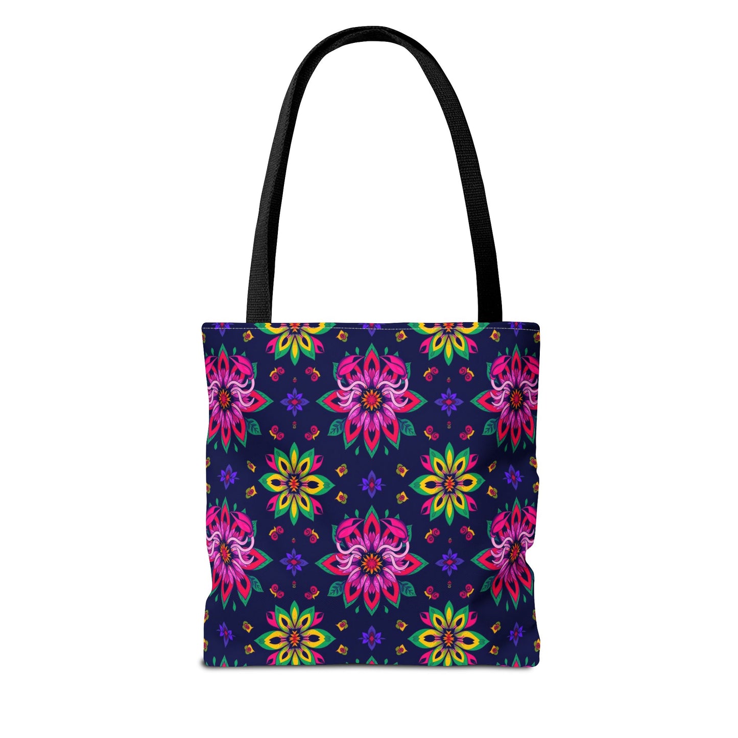 Tote Bag (AOP), Scorpio, Zodiac v2, Flower Pattern