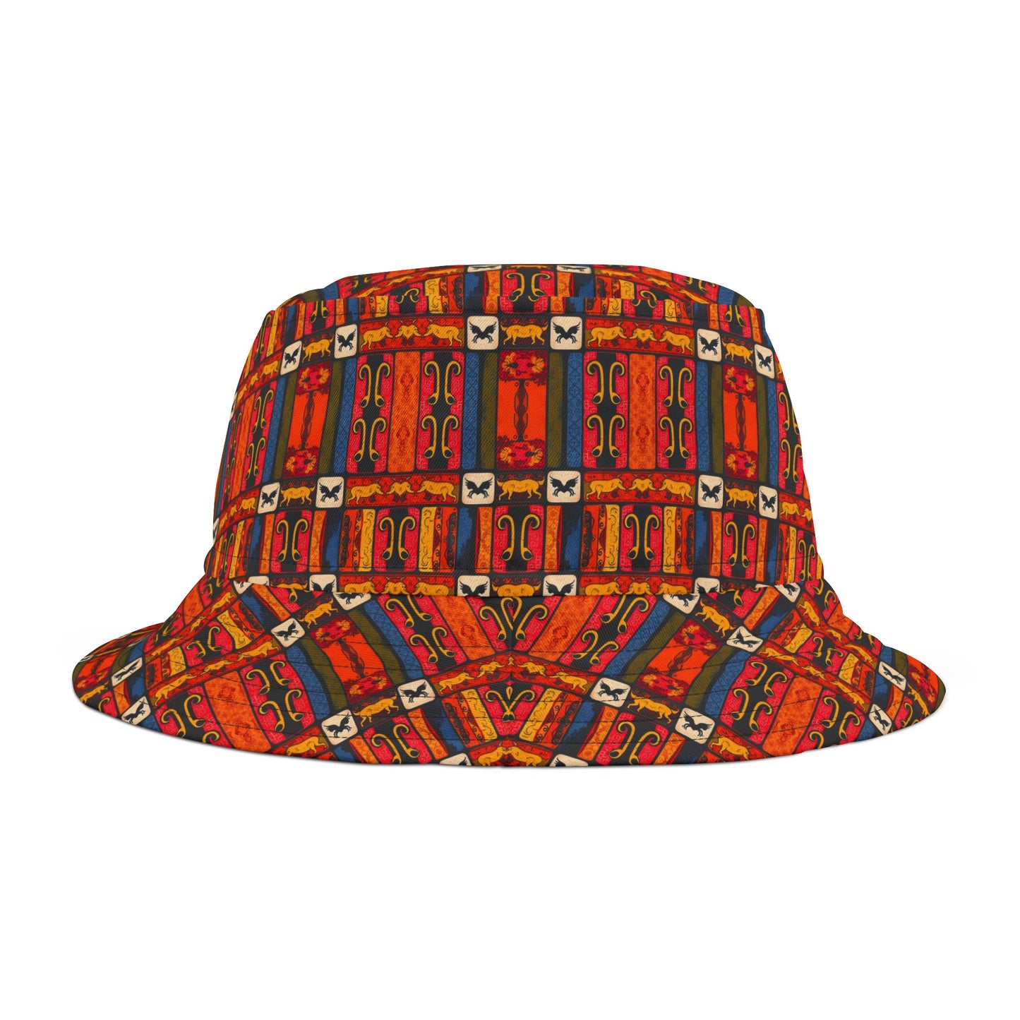 Bucket Hat, (AOP), Virgo v1, Zodiac Shape Pattern