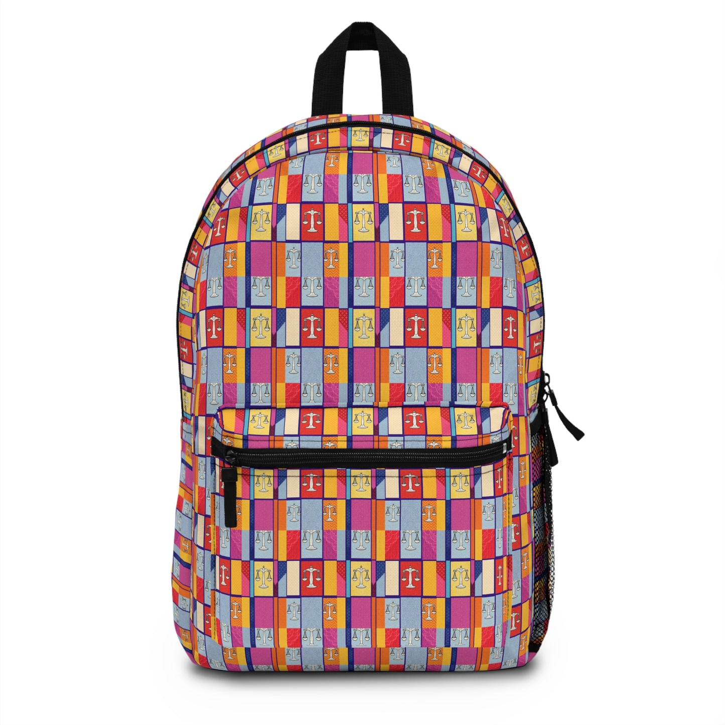 Backpack, Libra, Zodiac v2, Shapes Pattern