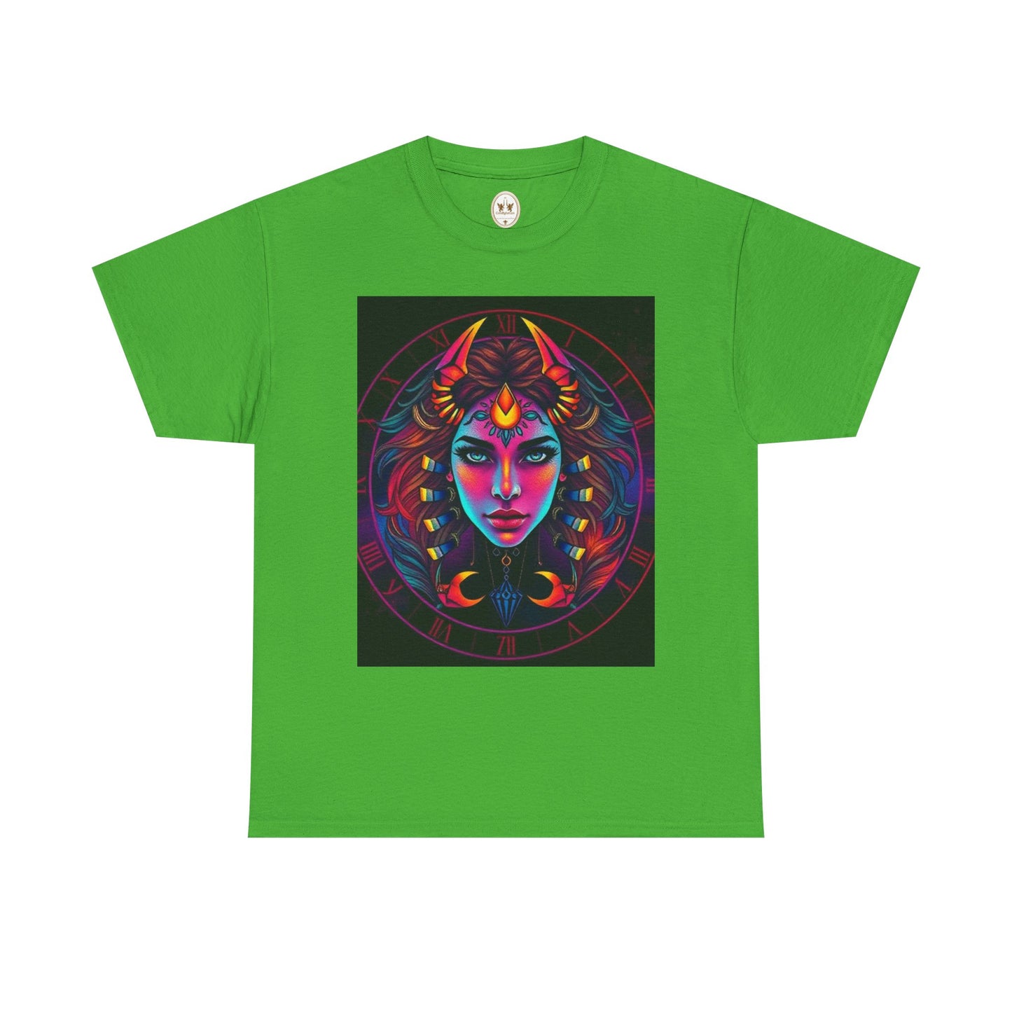 Unisex Heavy Cotton T-Shirt, Scorpio, Zodiac v4, Sexy Art