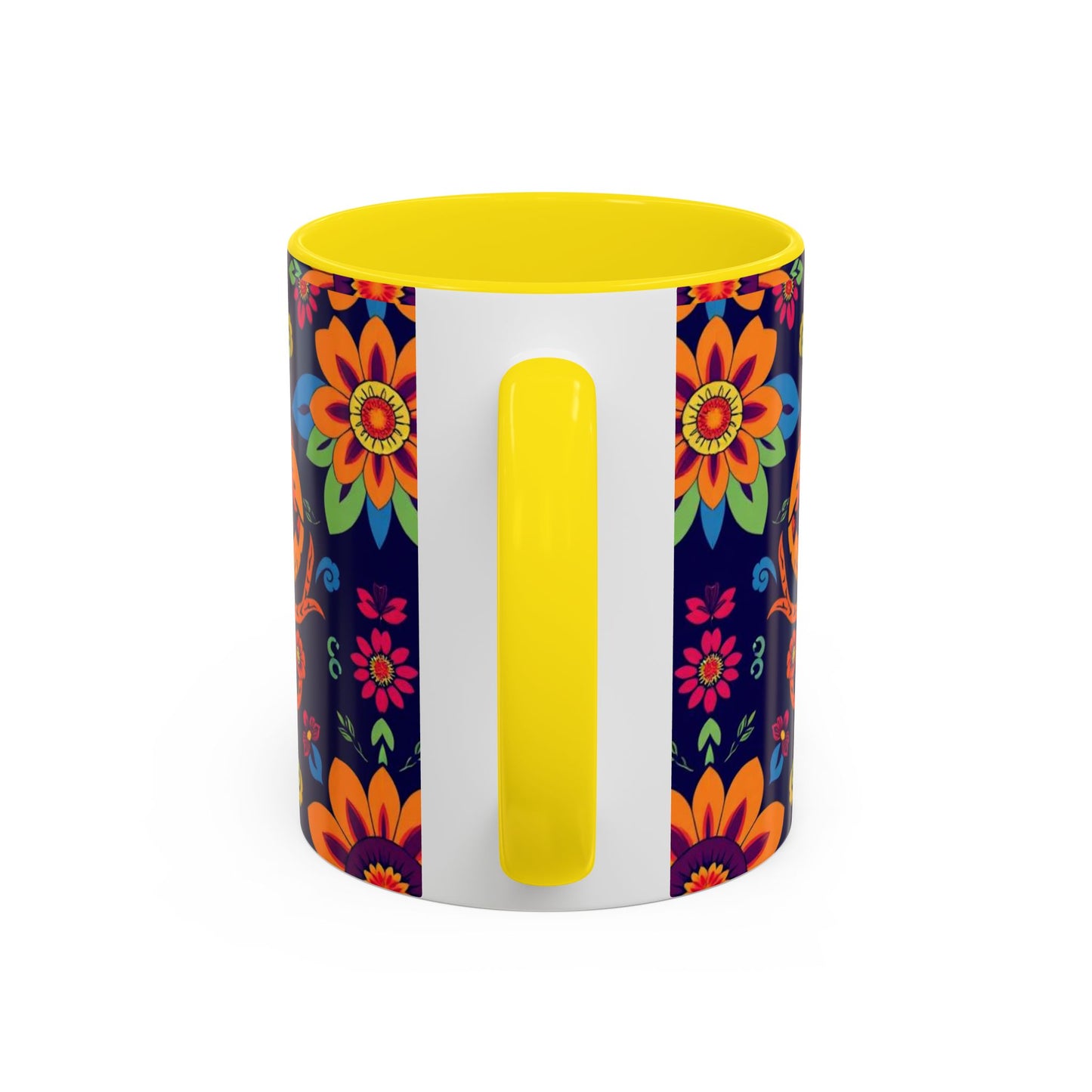 Accent Coffee Mug, Cancer, Zodiac, Flower Pattern, (11, 15oz)