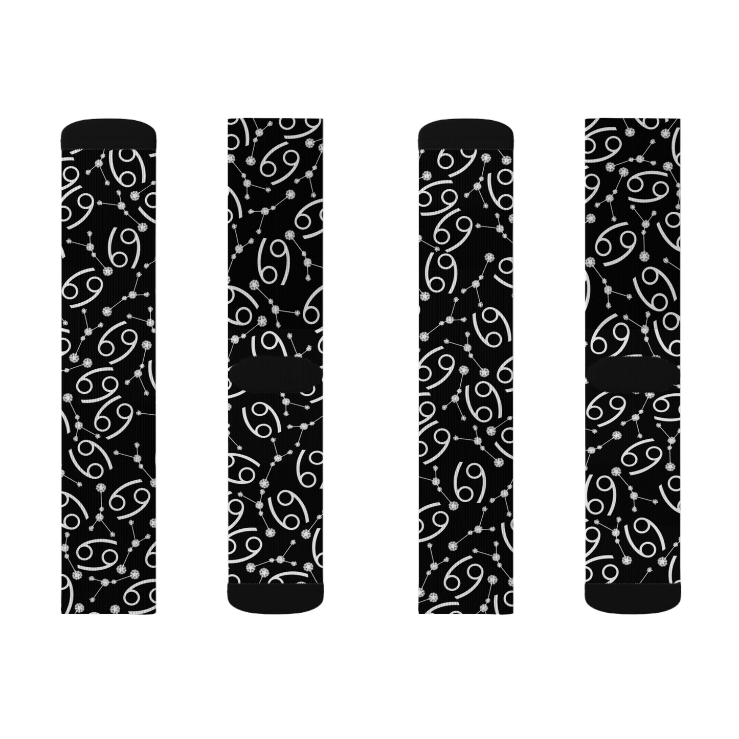 Zodiac Sublimation Socks Cancer Zodiac sign