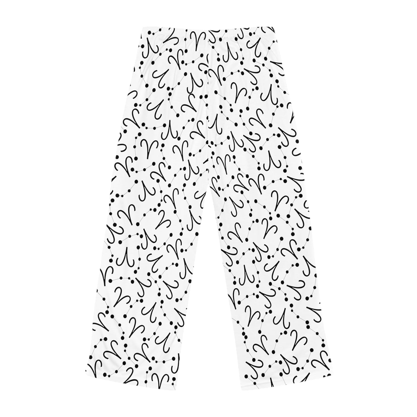 Women's Zodiac Pajama Pants (AOP) Aries Zodiac Sign