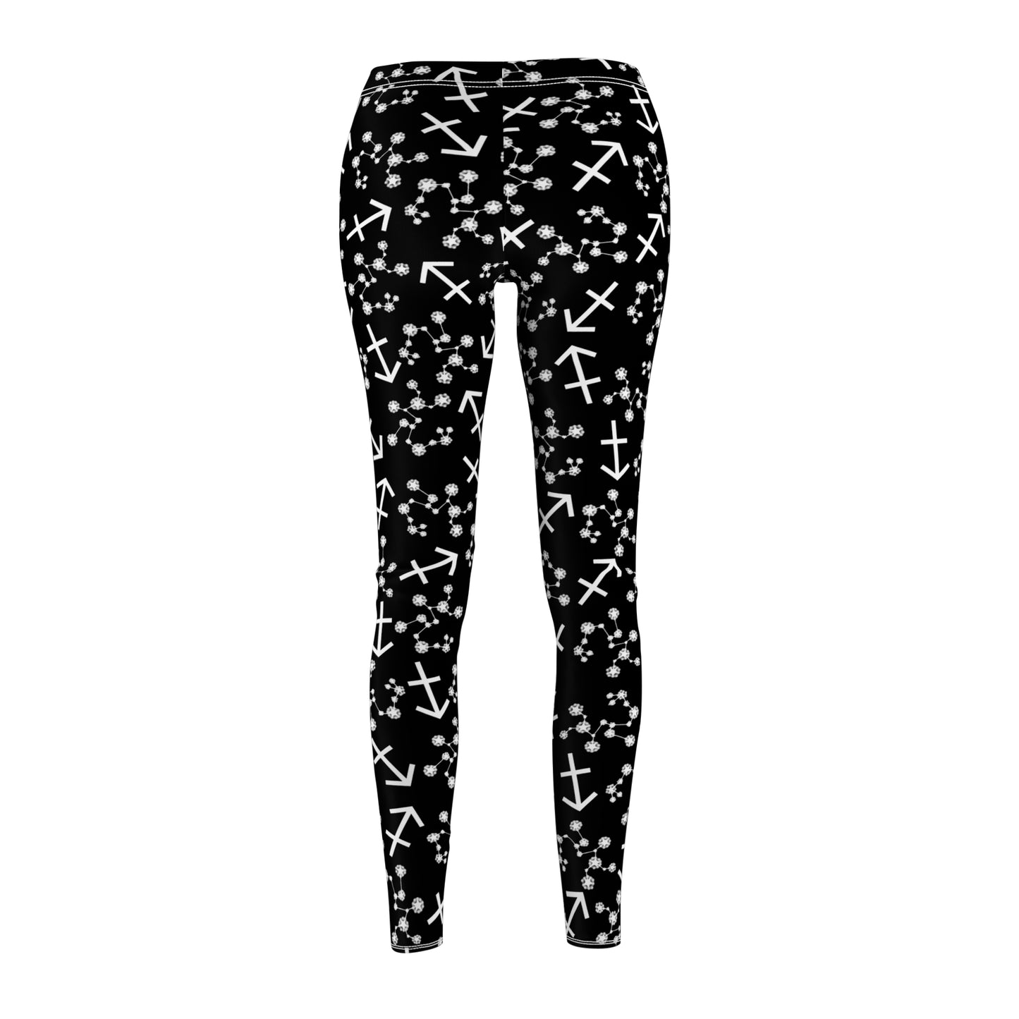 Women's Zodiac Cut & Sew Casual Leggings Sagittarius Zodiac sign