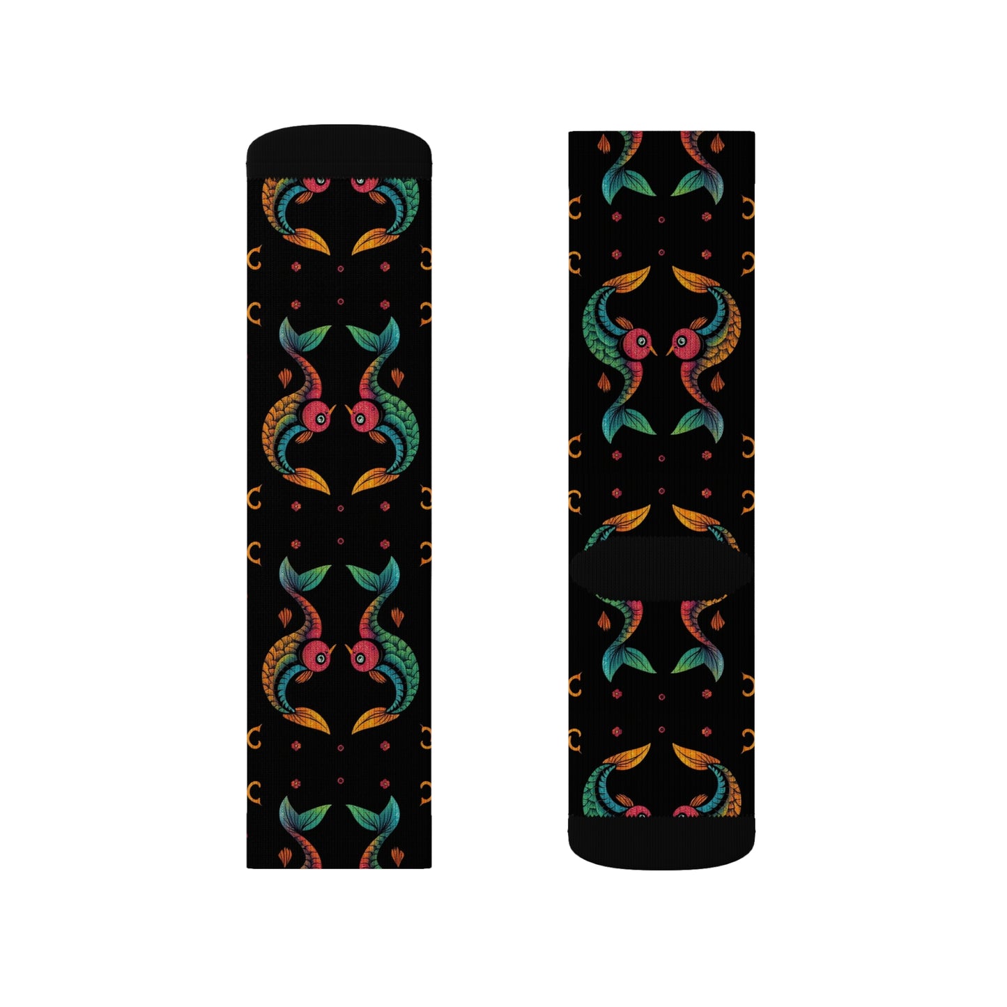 Sublimation Socks, Pisces, Zodiac v2, Pattern