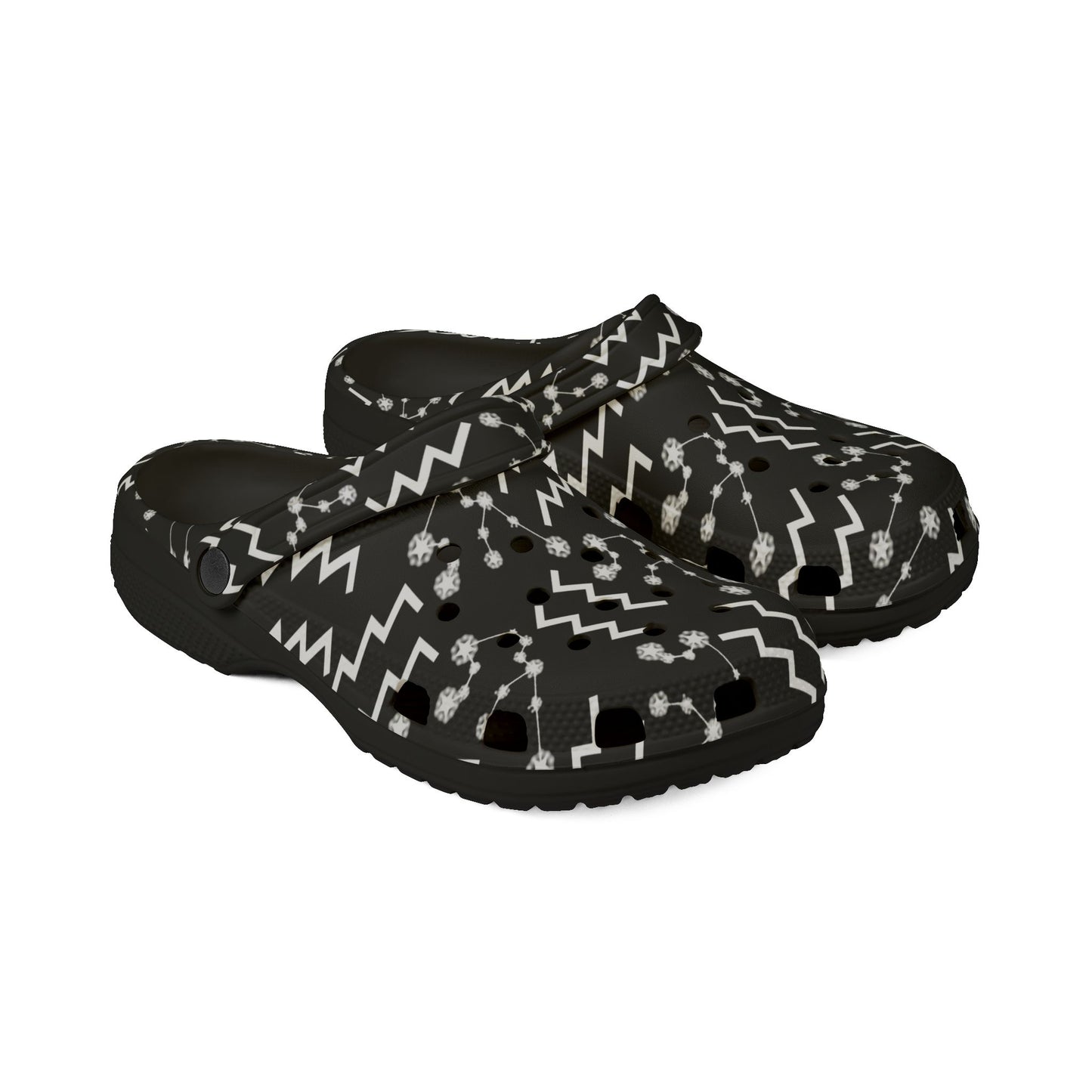 EVA Foam Rubber Shoes (AOP), Material 100% EVA, Aquarius Zodiac Design