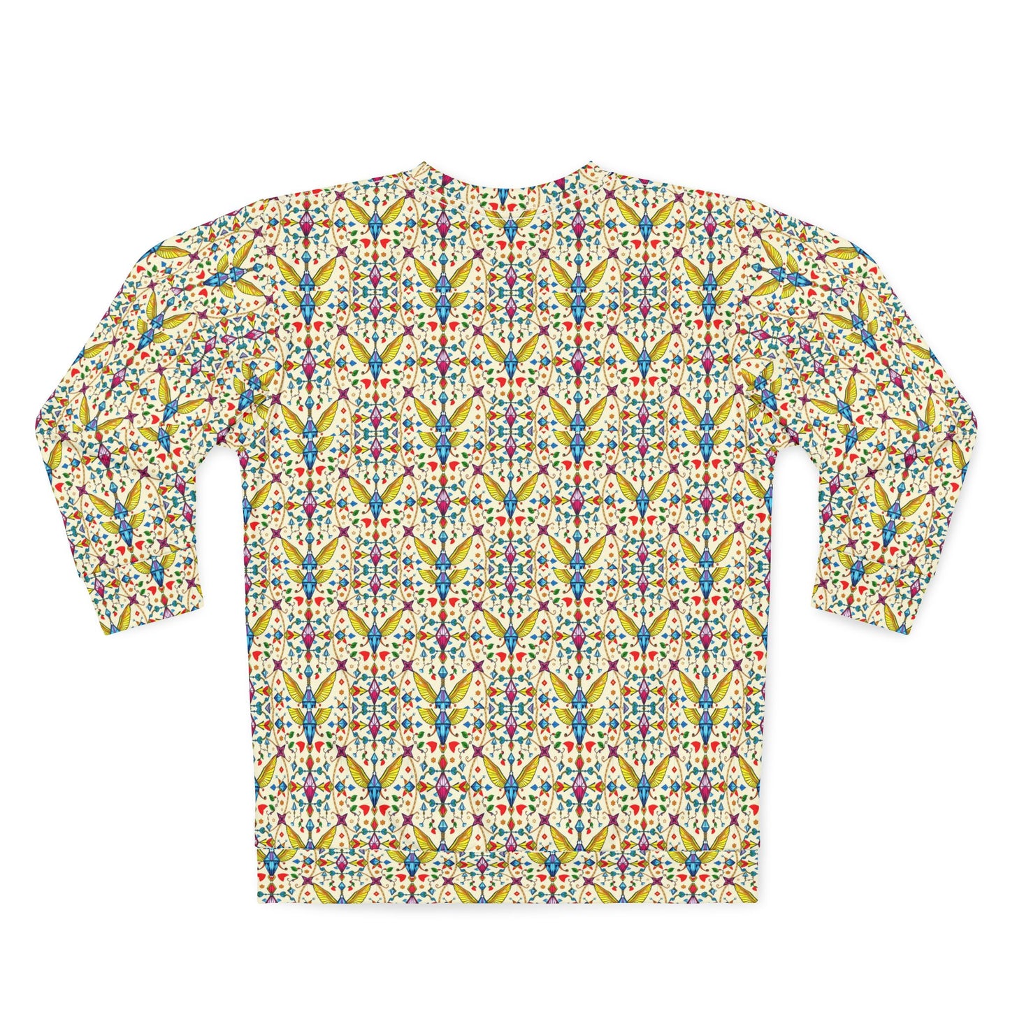 Unisex Sweatshirt (AOP), Sagittarius, Zodiac, Jewel Pattern