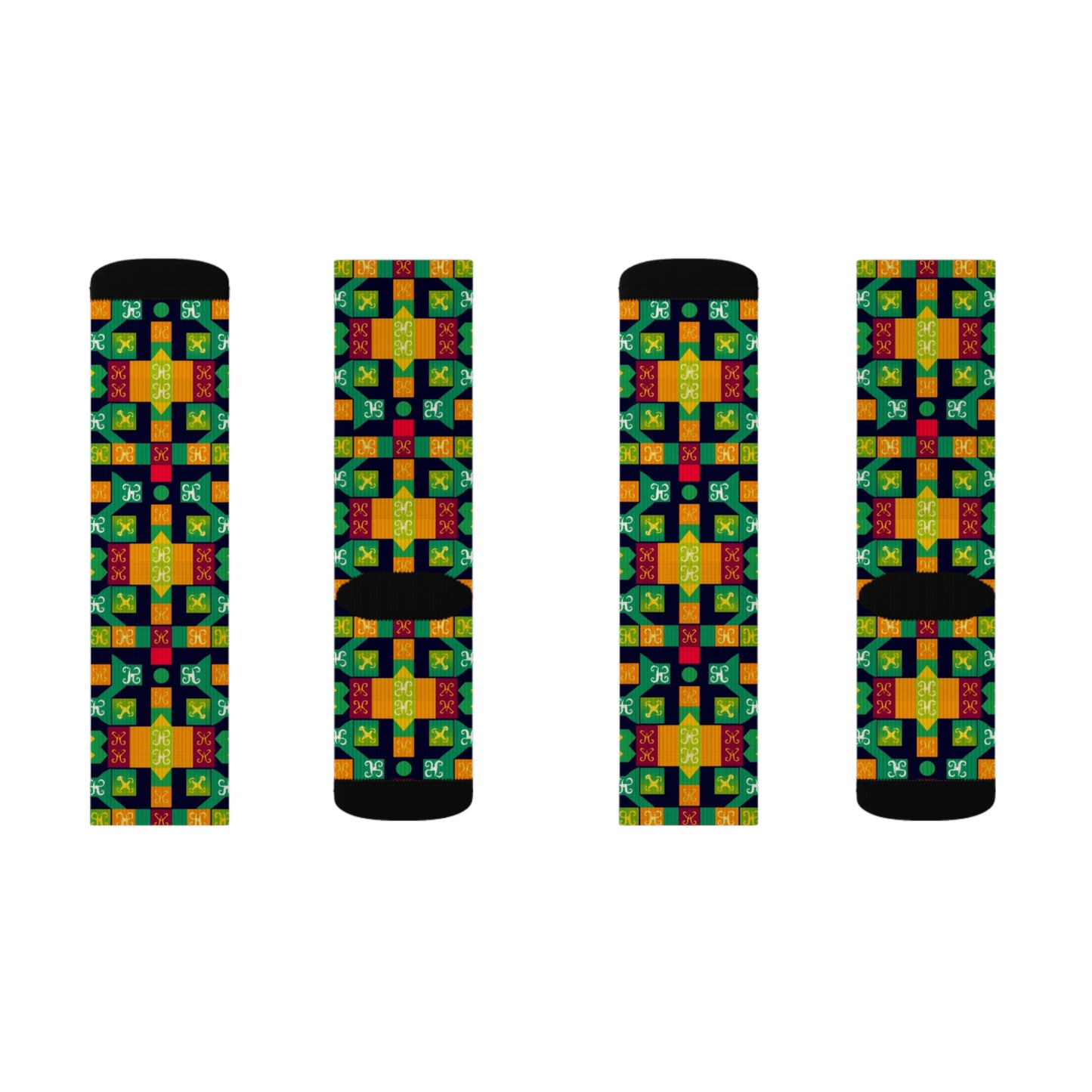 Sublimation Socks, Virgo, Zodiac v2, Shapes Pattern