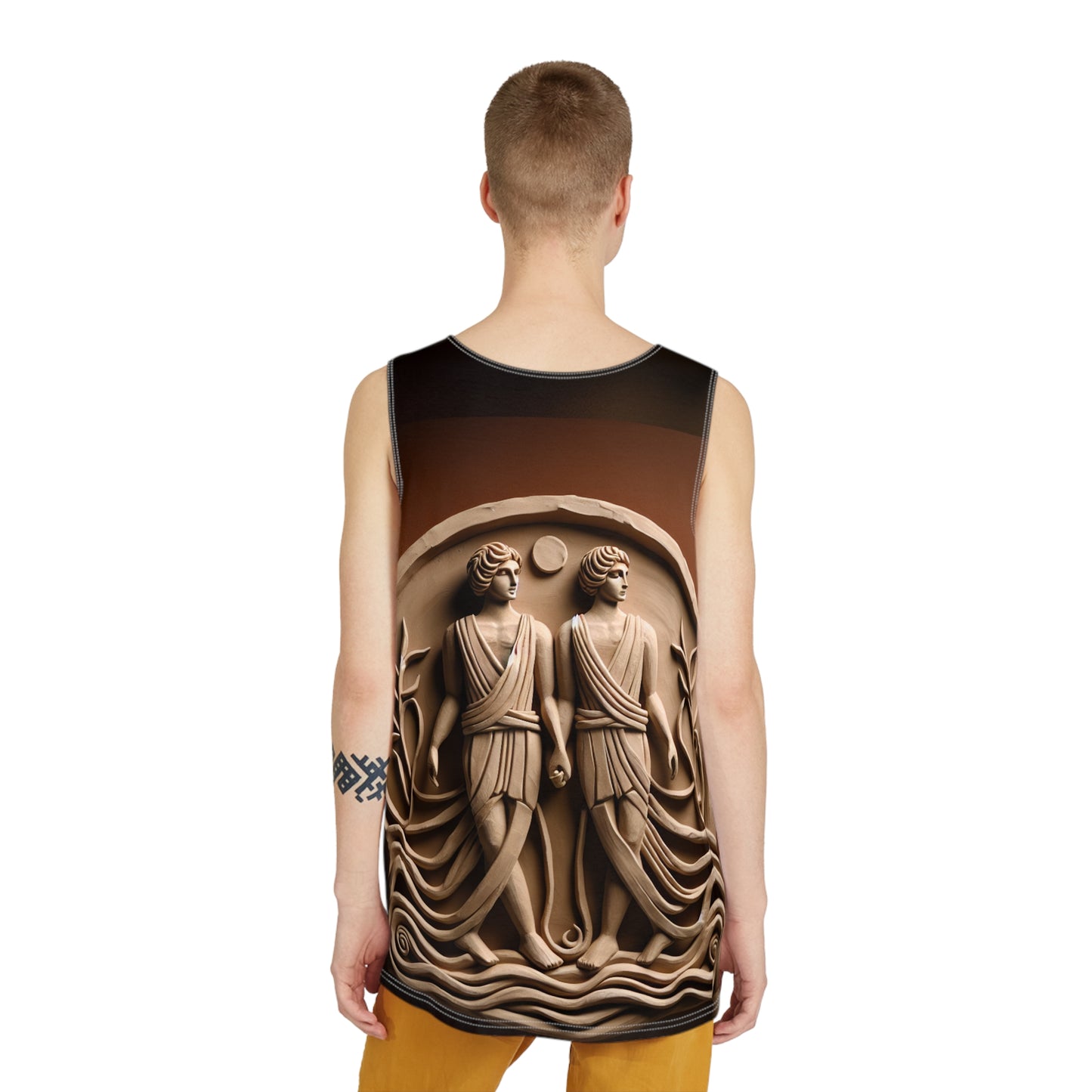 Men's Tank (AOP), Regular fit, Gemini Zodiac Sign