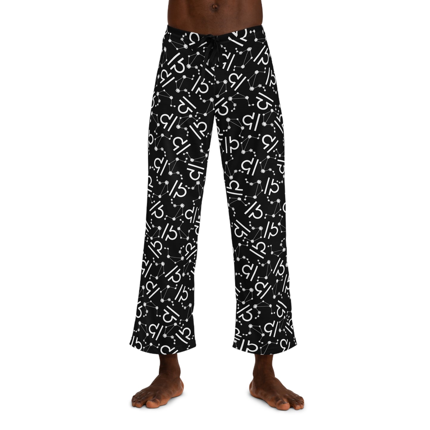 Men's Zodiac Pajama Pants (AOP) Libra Zodiac Sign