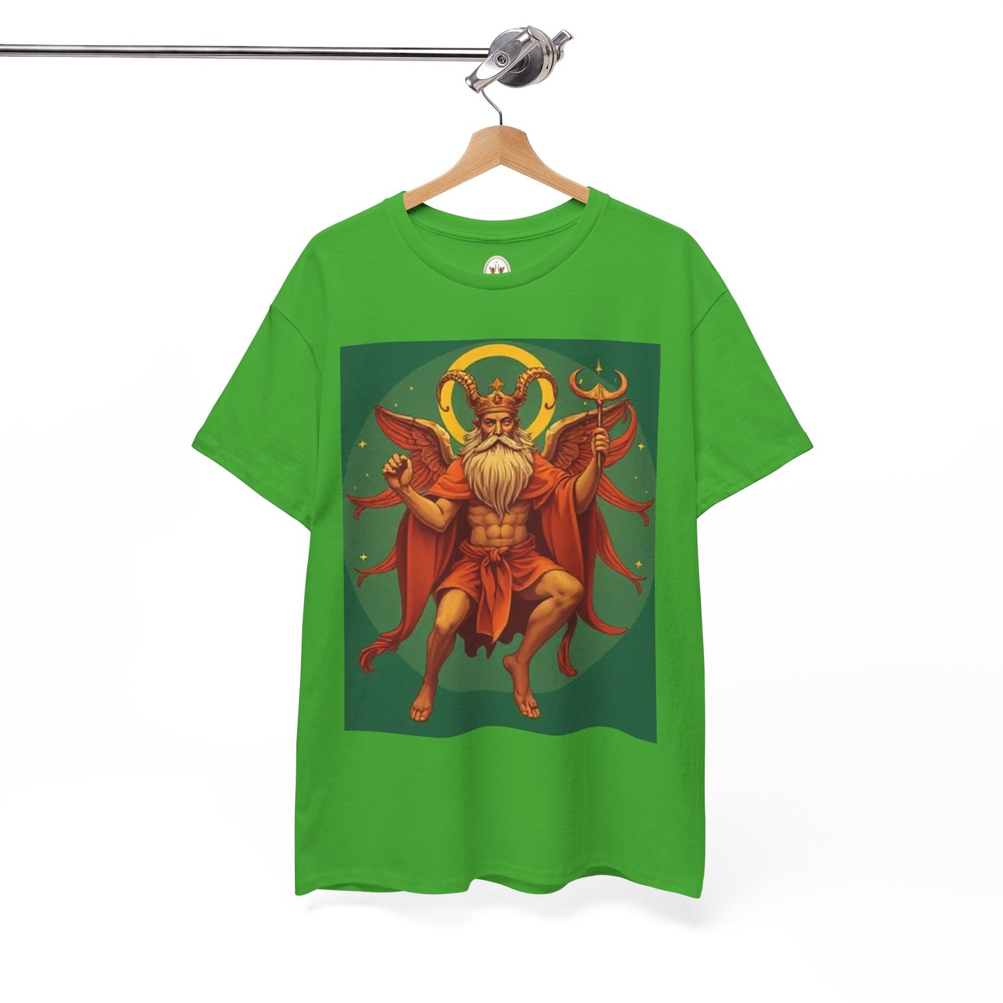 Unisex Heavy Cotton T-Shirt, Aries God, Zodiac Design