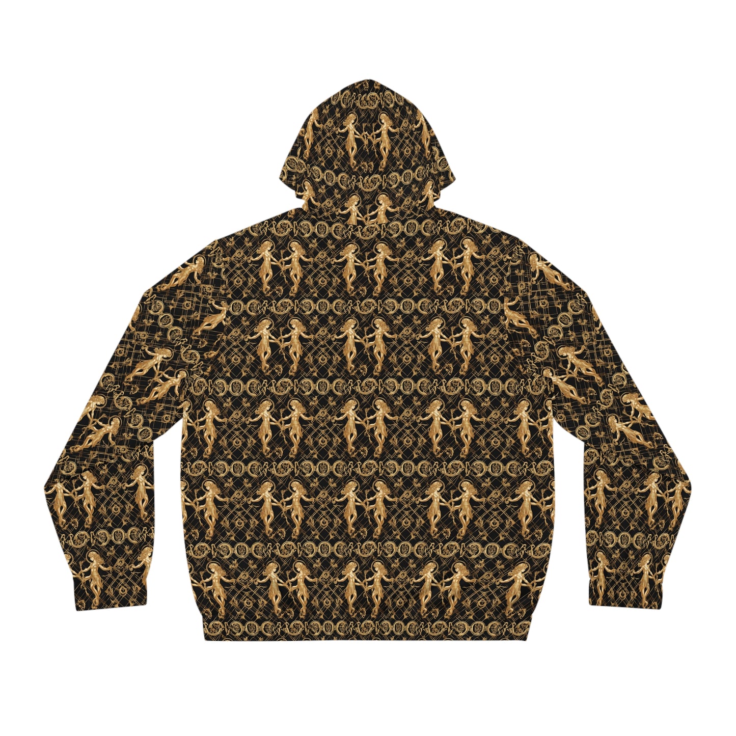 Full-Zip Hoodie (AOP), Gemini, Zodiac v2, Pattern