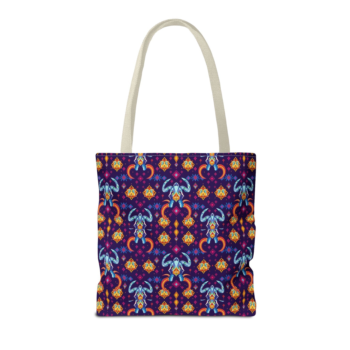 Tote Bag (AOP), Taurus, Zodiac, Jewel Pattern