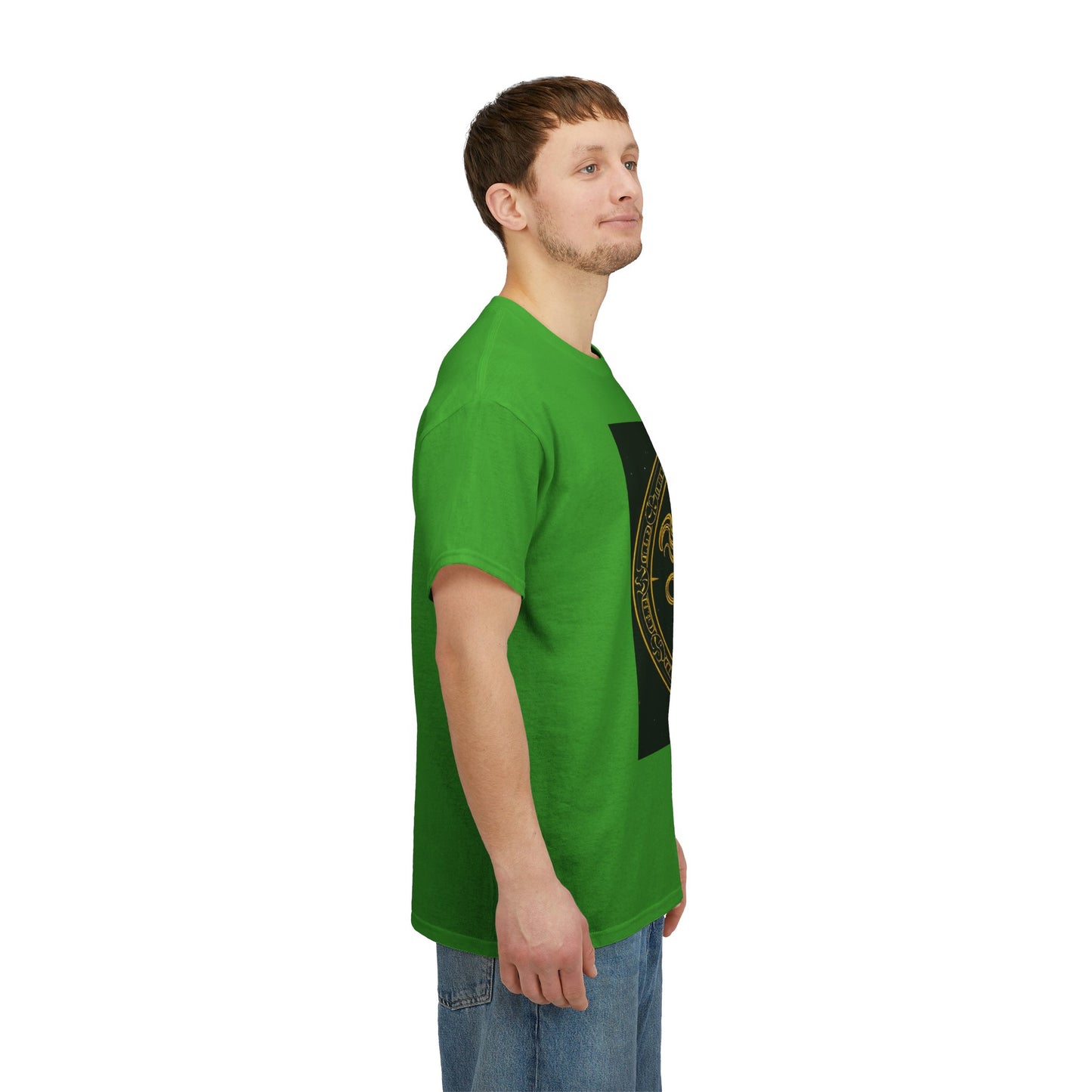 Unisex Heavy Cotton T-Shirt, Mythical Faun/Satyr, Sagittarius Zodiac Design