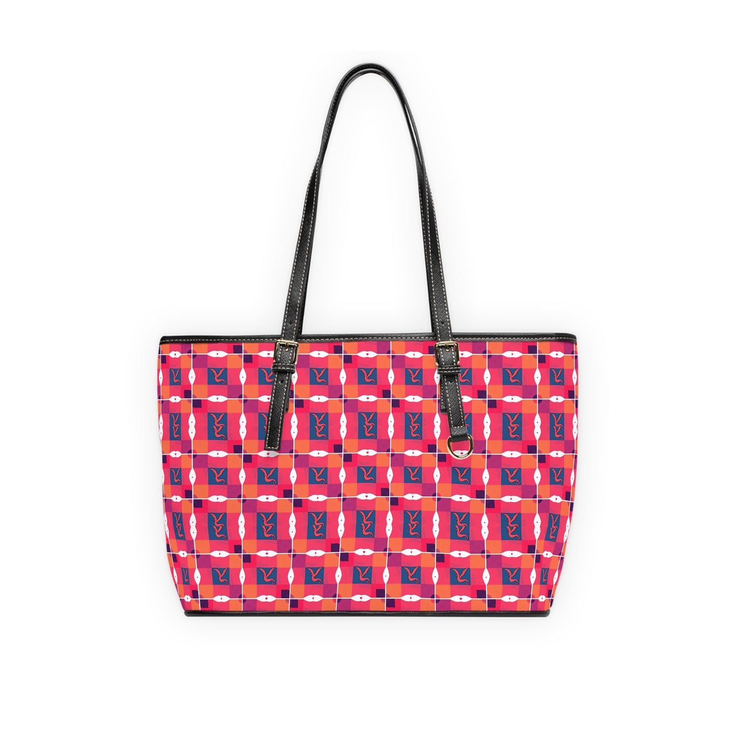 Leather Shoulder Bag, Sagittarius, Zodiac v1, Shapes Pattern