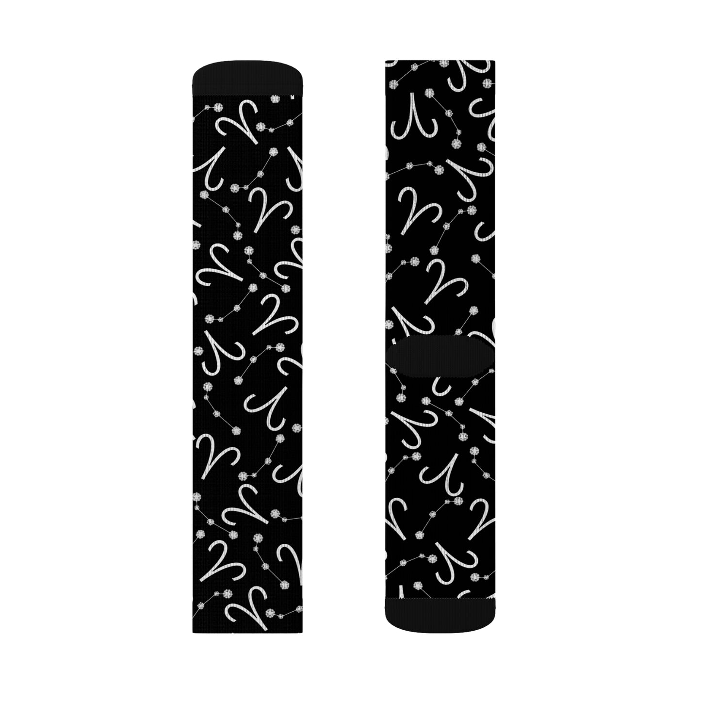 Zodiac Sublimation Socks Aries Zodiac sign