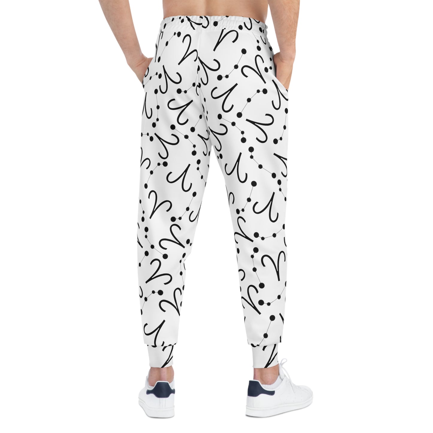 Athletic Joggers Aries Zodiac sign (AOP)