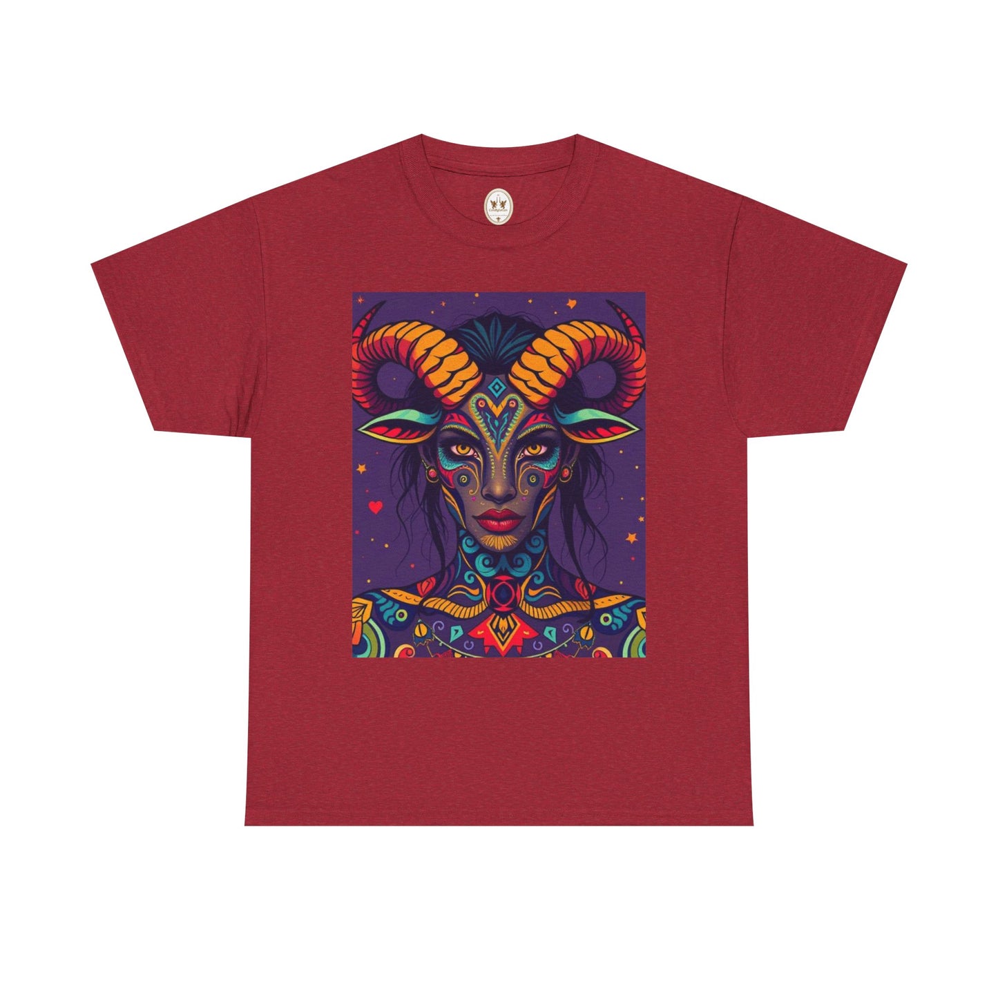 Unisex Heavy Cotton T-Shirt, Taurus, Zodiac v3, Sexy Art