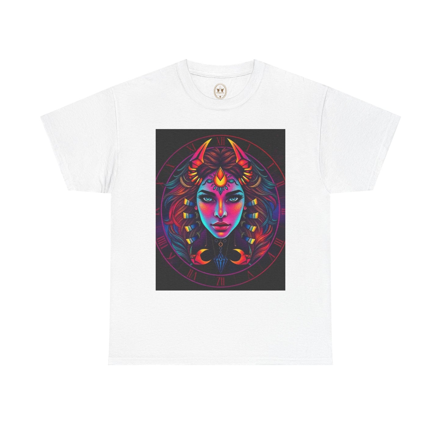 Unisex Heavy Cotton T-Shirt, Scorpio, Zodiac v4, Sexy Art