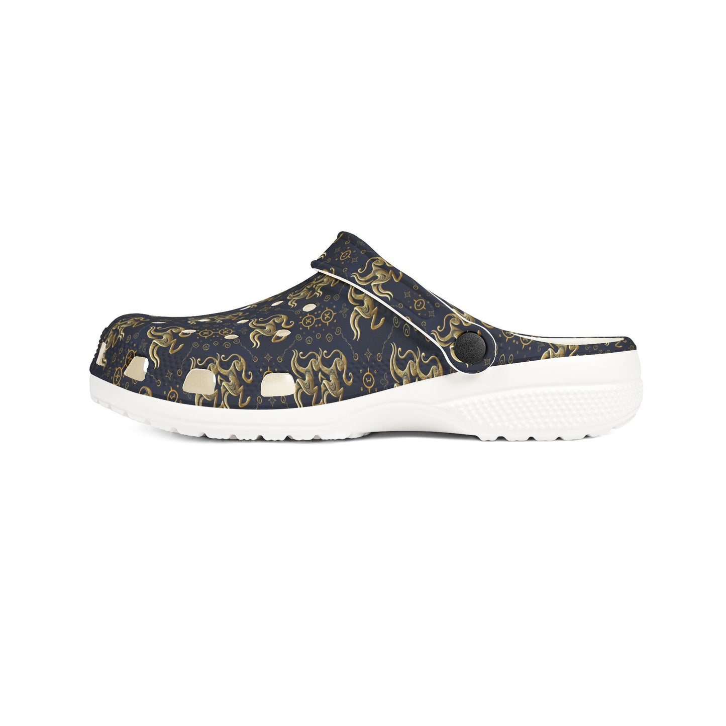 EVA Foam Rubber Shoes, (AOP), Aquarius, Zodiac v1, Pattern