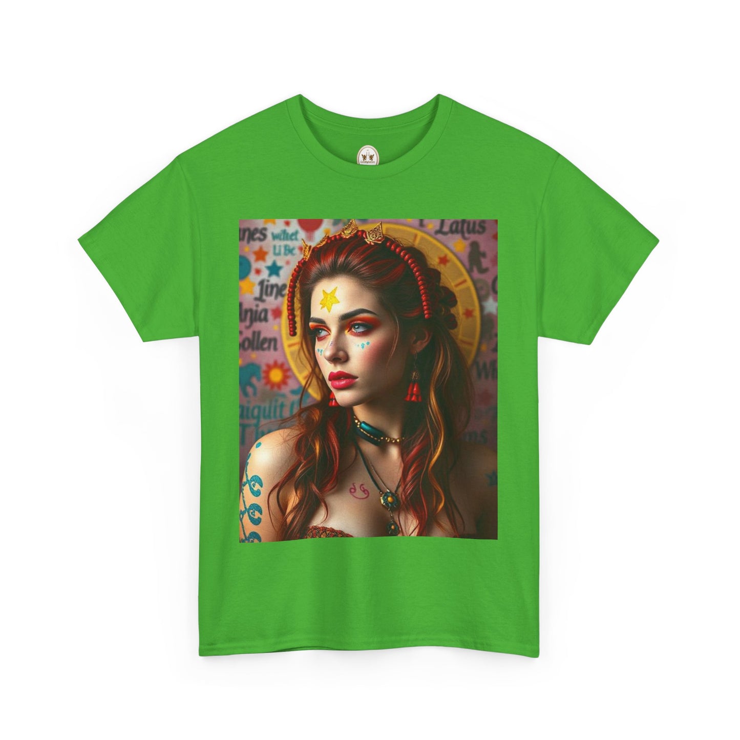 Unisex Heavy Cotton T-Shirt, Sagittarius, Zodiac, Sexy Art