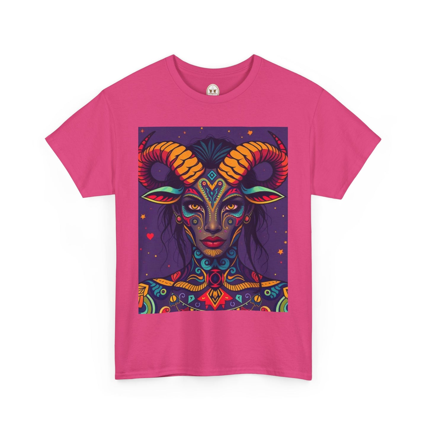 Unisex Heavy Cotton T-Shirt, Taurus, Zodiac v3, Sexy Art