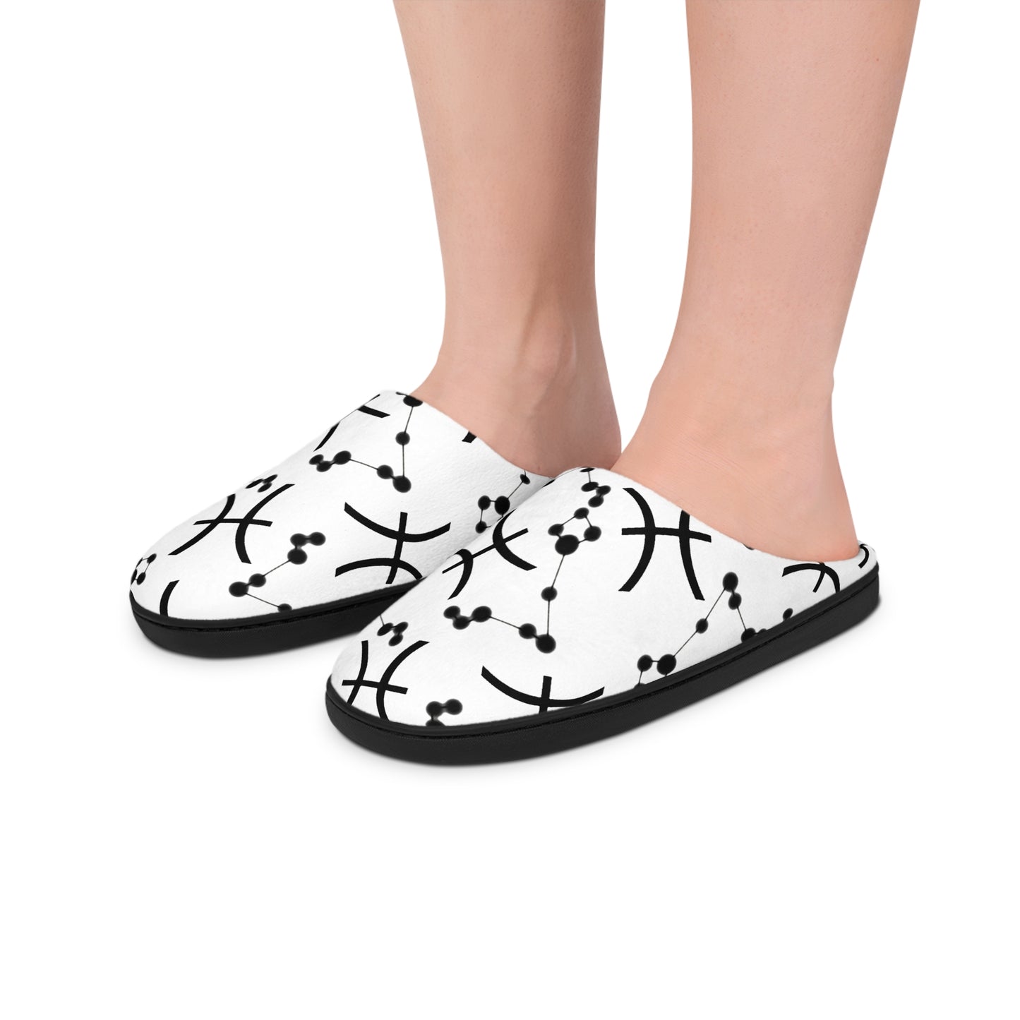 Women's Indoor Slippers, Pisces Zodiac Sign