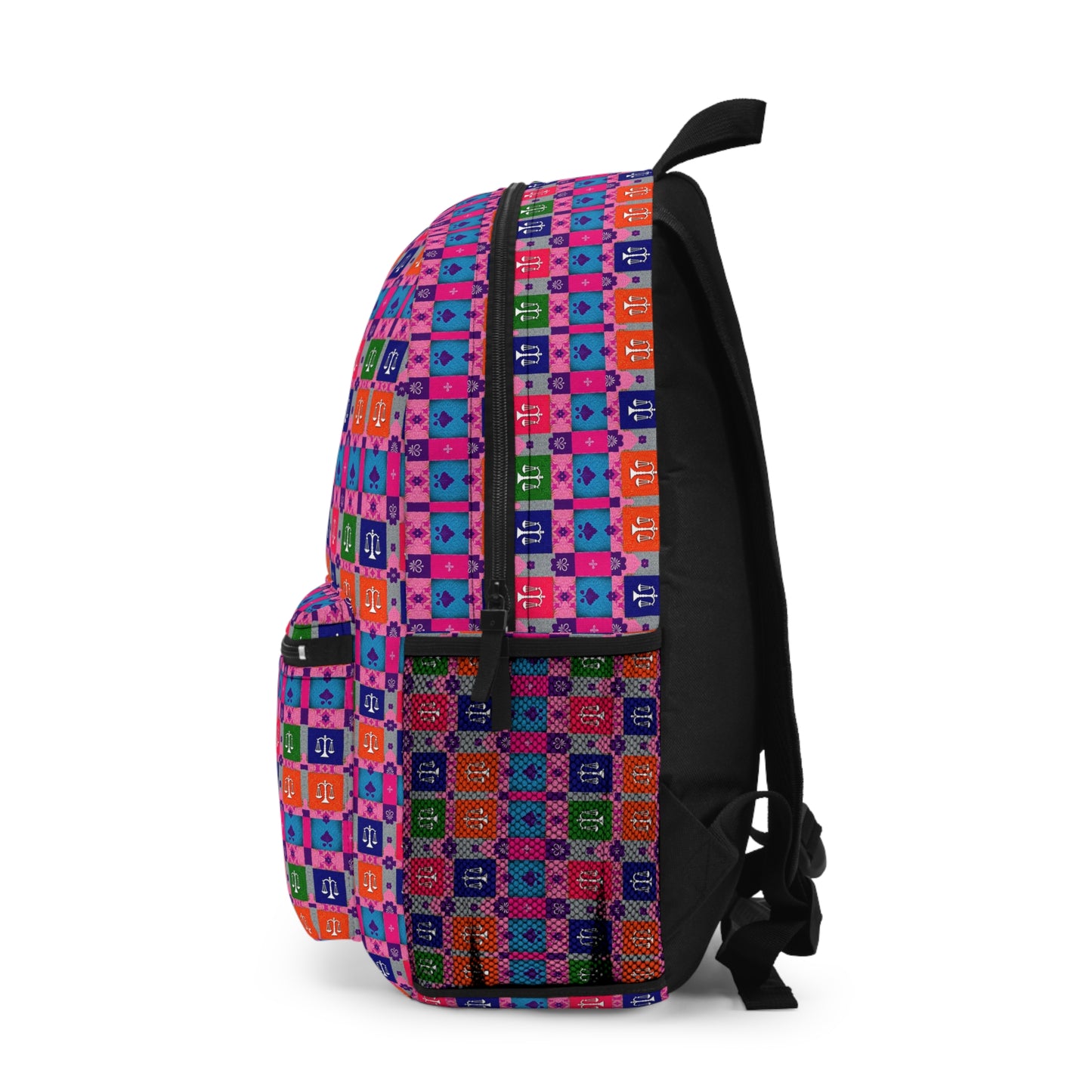 Backpack, Libra, Zodiac v1, Shapes Pattern