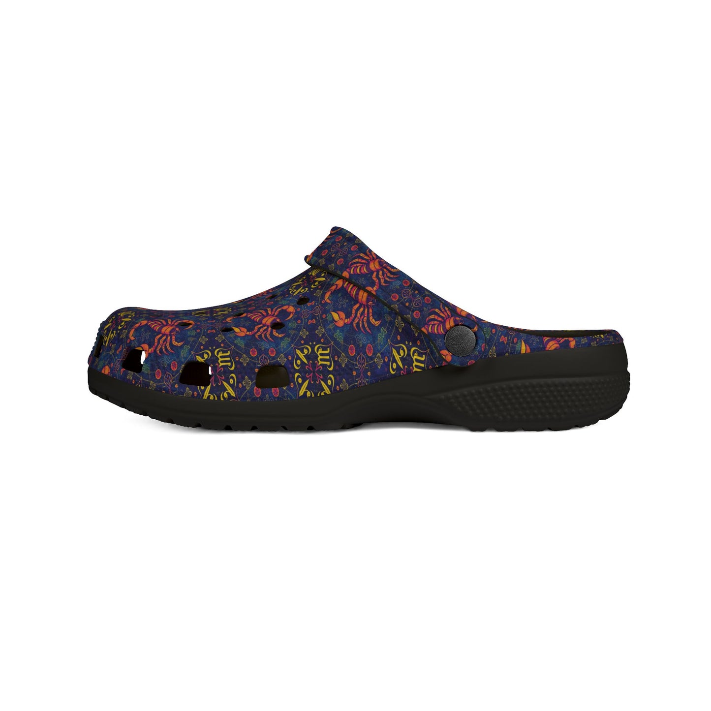 EVA Foam Rubber Shoes, (AOP), Scorpio, Zodiac v3, Pattern