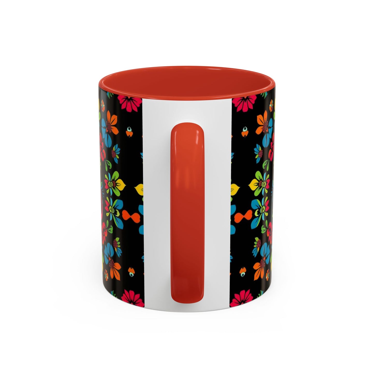 Accent Coffee Mug, Zodiac. Virgo, Flower Pattern, (11, 15oz)