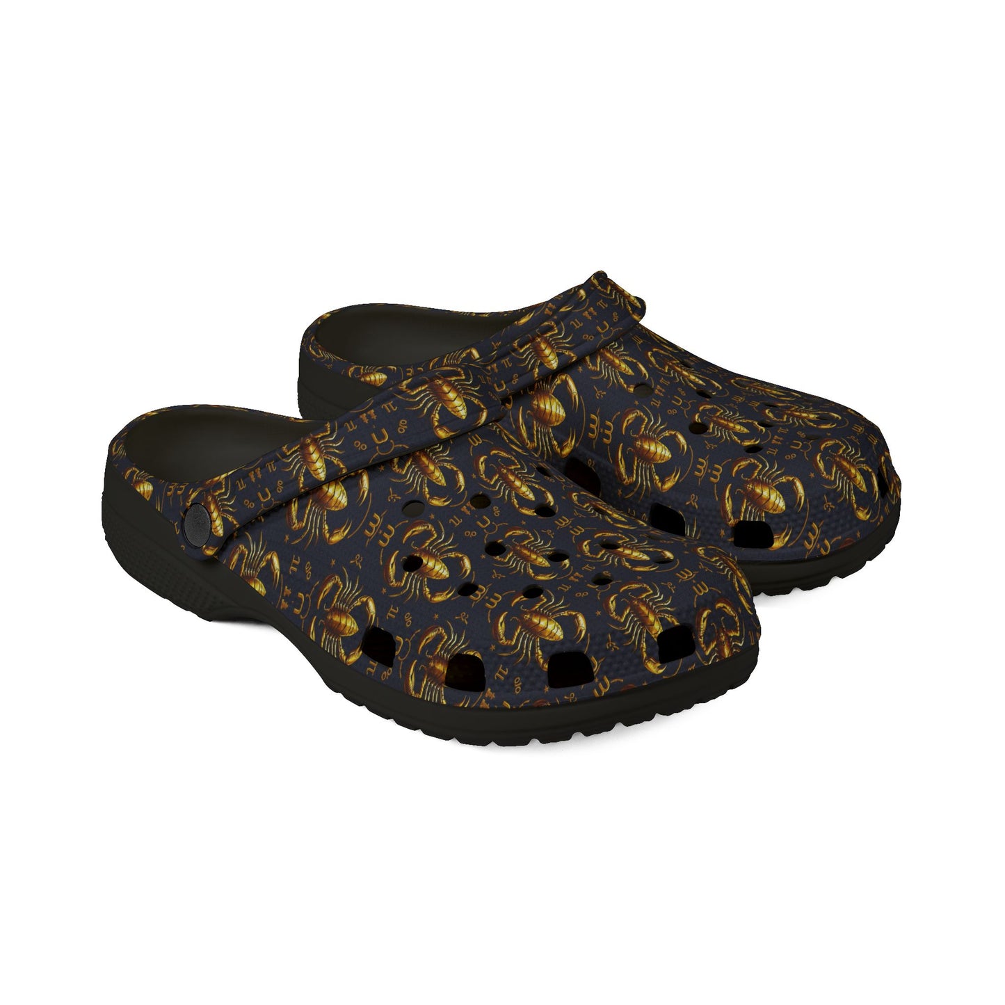 EVA Foam Rubber Shoes, (AOP), Scorpio, Zodiac, Pattern