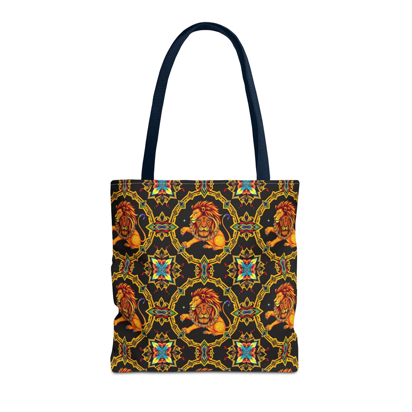 Tote Bag (AOP), Leo, Zodiac, Jewel Pattern