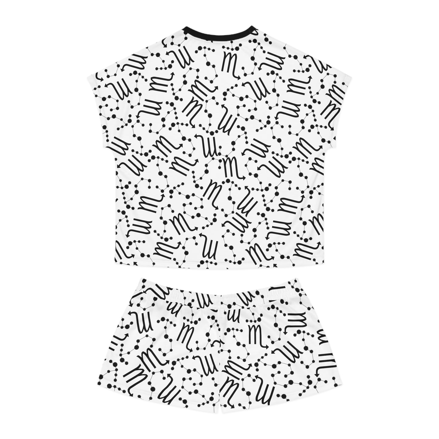 Women's Short Pajama Set Scorpio Zodiac Sign (AOP)