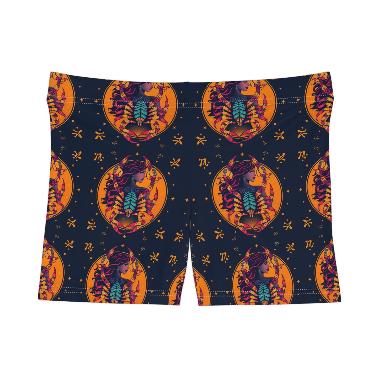 Women's Shorts, (AOP), Scorpio, Zodiac v3, Sexy Pattern