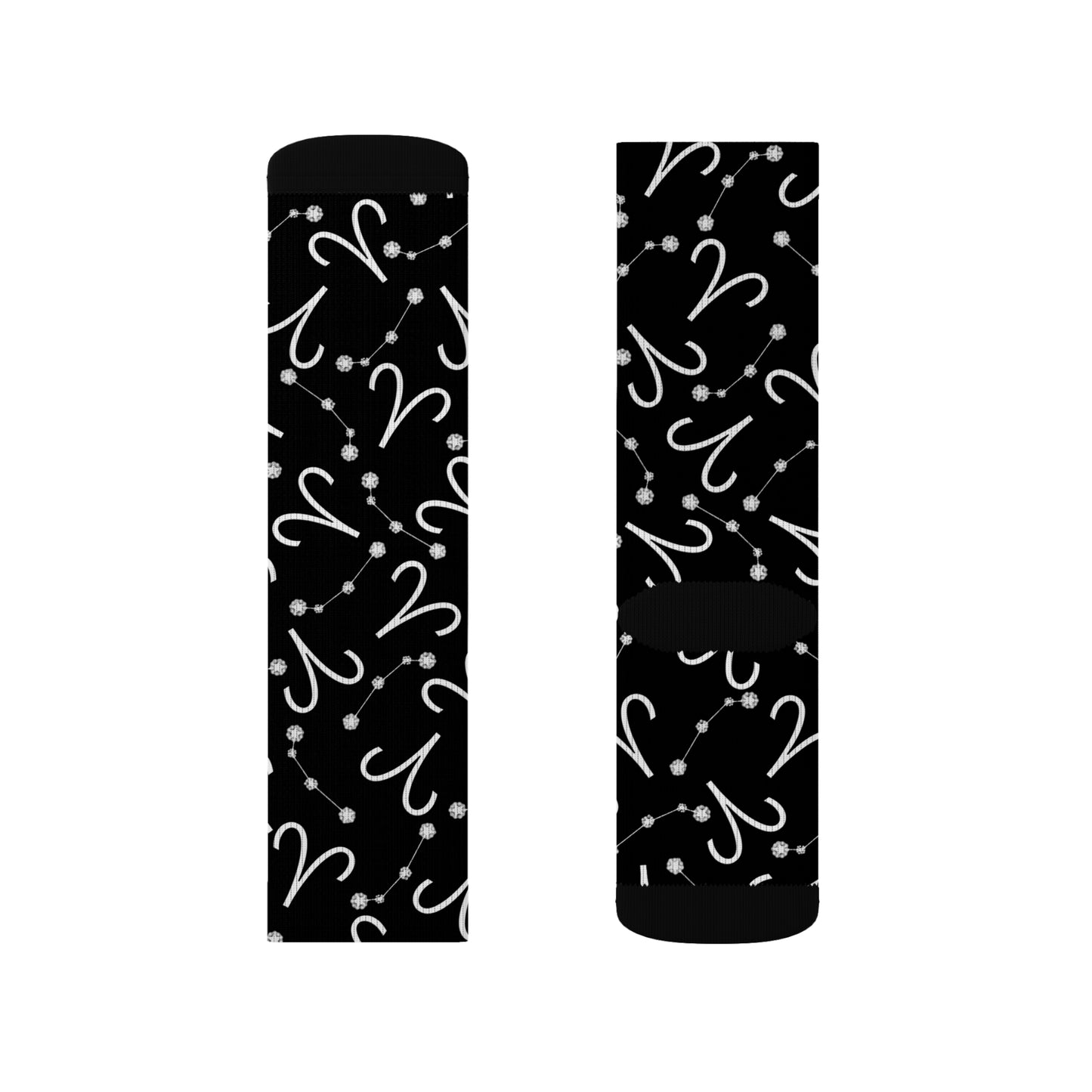 Zodiac Sublimation Socks Aries Zodiac sign