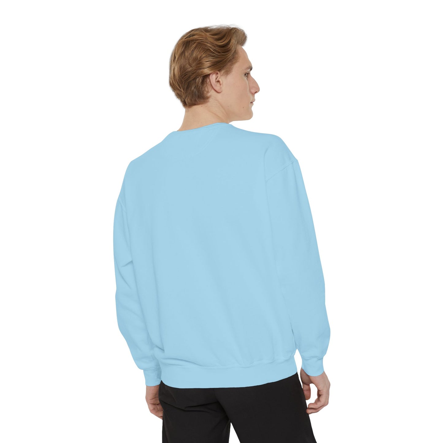 Garment-Dyed Sweatshirt, Unisex, Space Symbol Design, Virgo