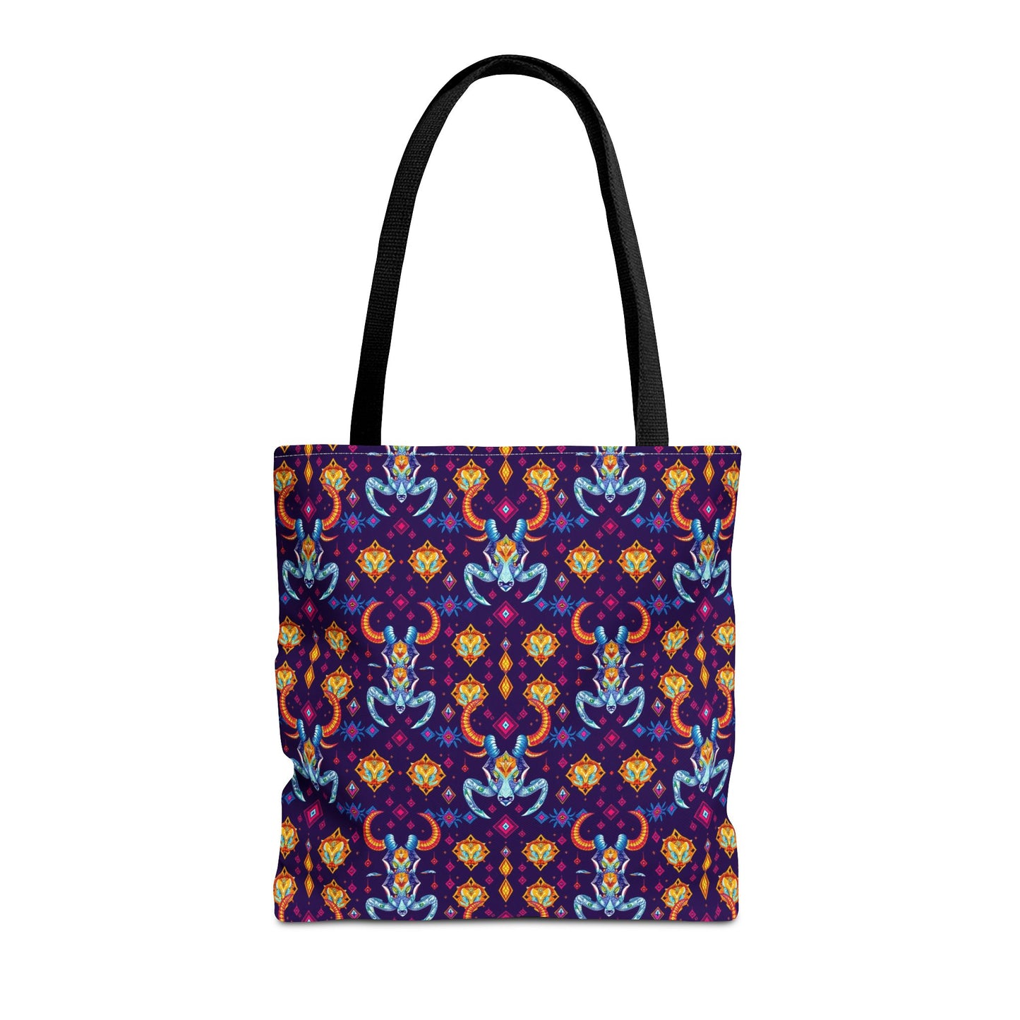 Tote Bag (AOP), Taurus, Zodiac, Jewel Pattern