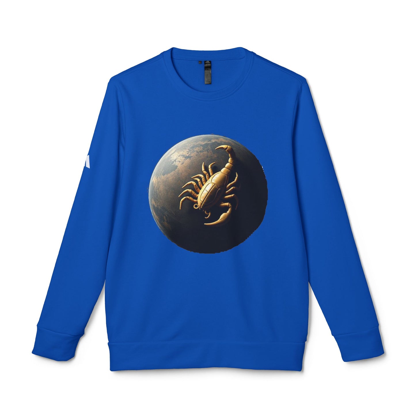 Adidas, Unisex Fleece Crewneck Sweatshirt, Scorpio, Planet Animal, Zodiac