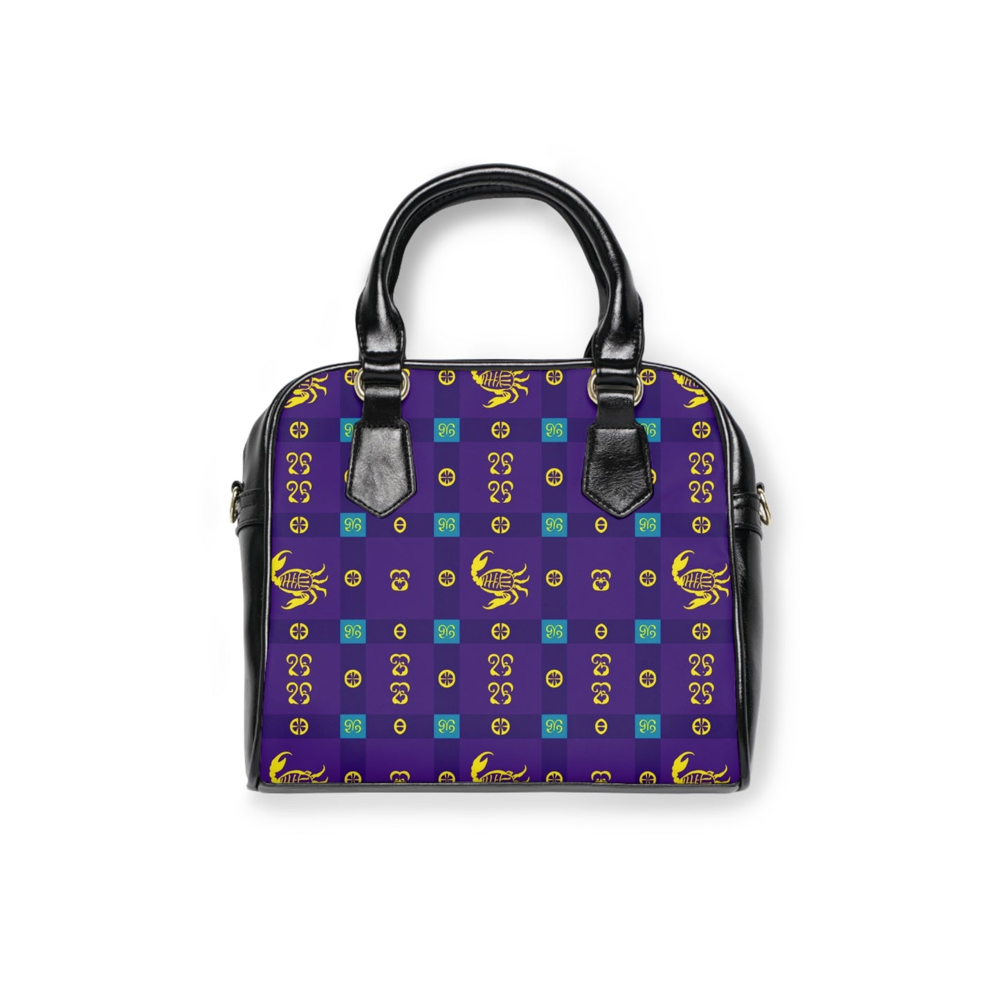 Shoulder Handbag, Scorpio, Zodiac v4, Shapes Pattern